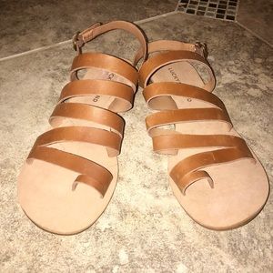 Brown Lucky sandals size 8.5